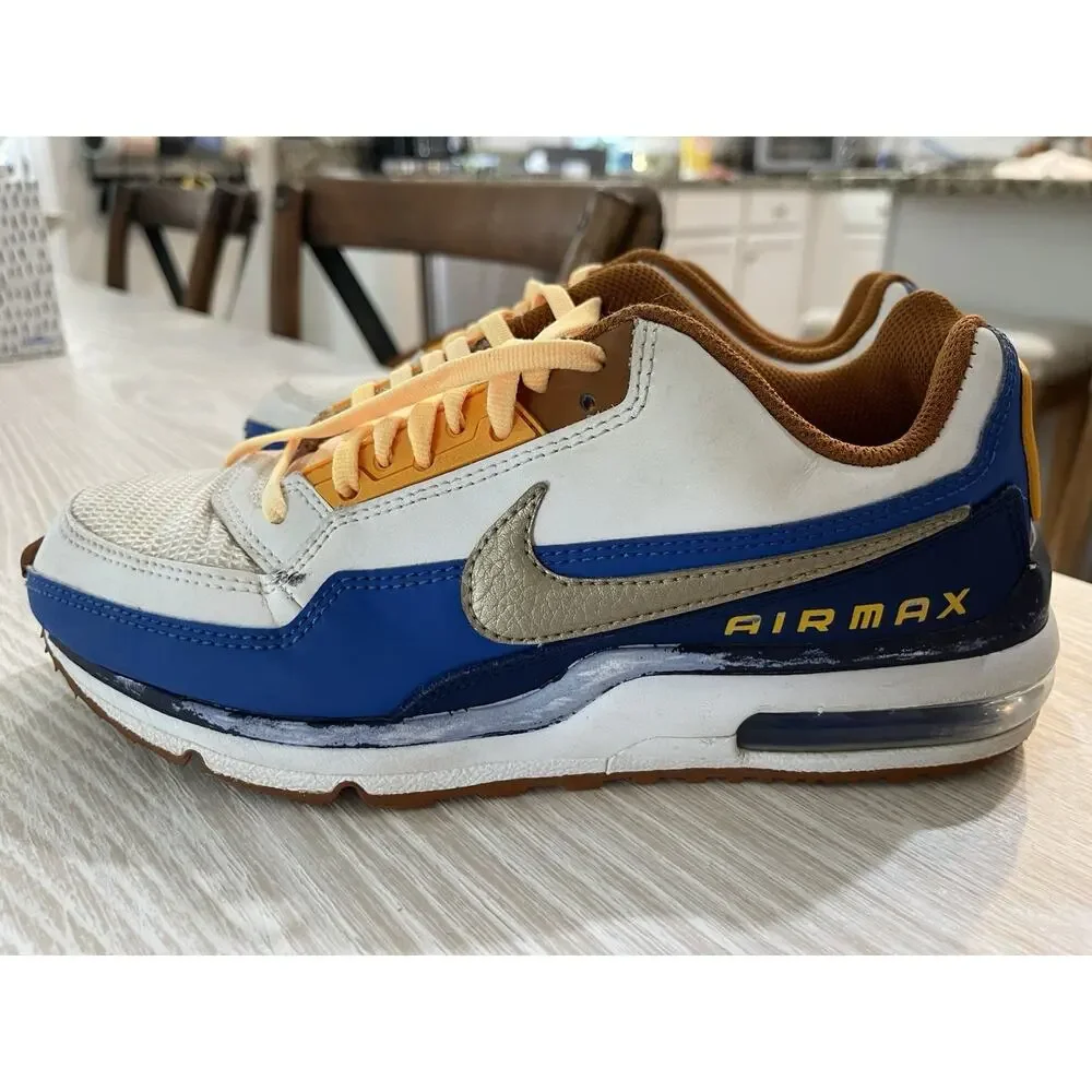 Size 6.5 - Nike Air Max LTD 3 Premium‎ Blue With New Laces Sneakers 695484-184